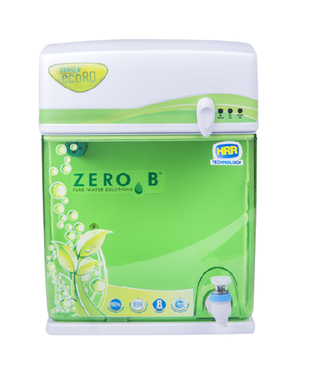 Zero B Eco RO Water Purifier with low wastage of water