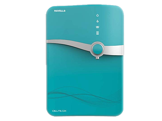 Havells Delite DX 100% RO+UV, pH balanced SS Tank Water Purifier best water purifier for home